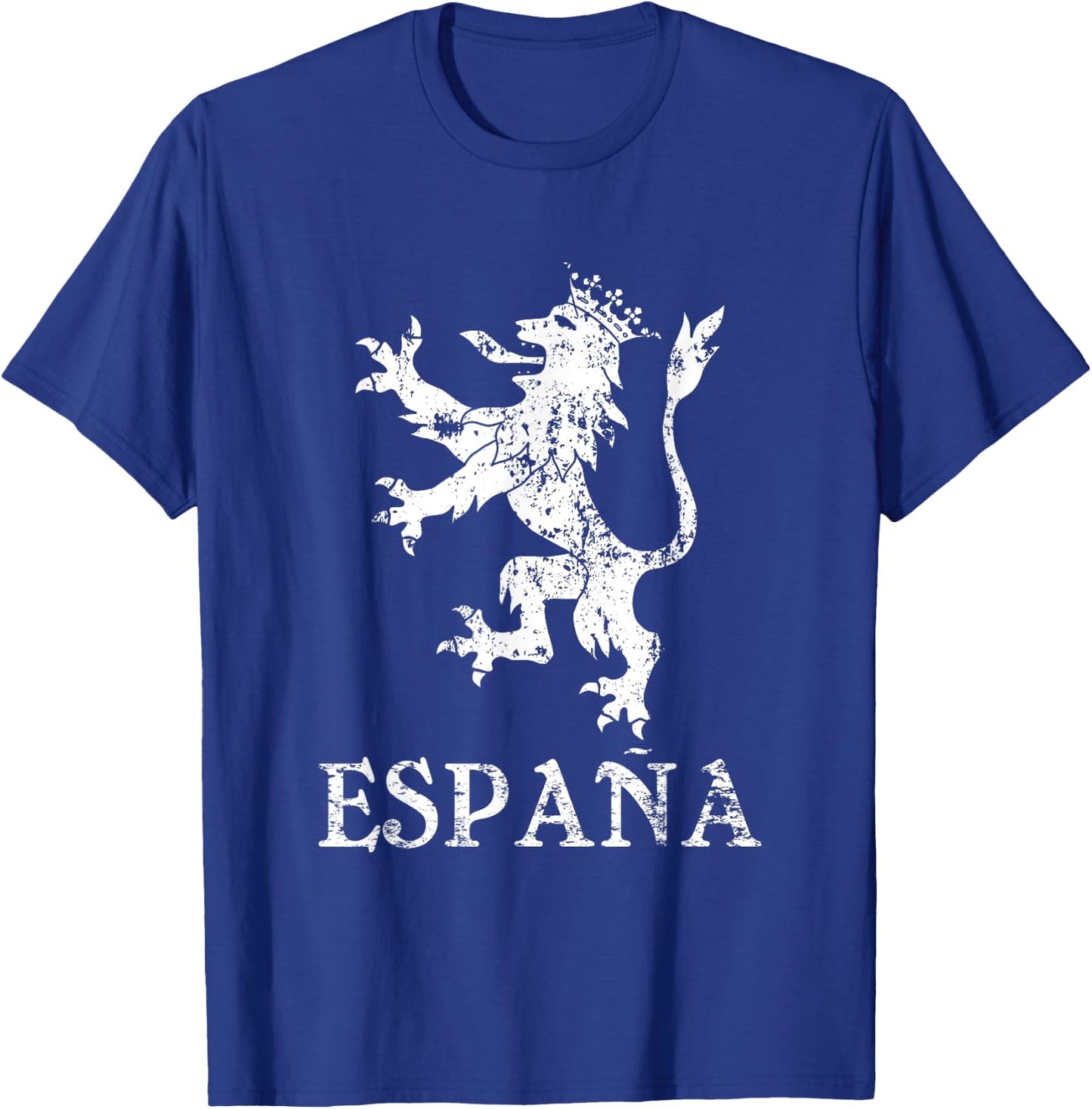 Espana Spain Lion Symbol Spanish Spaniard Pride T-Shirt - T-Shirt | Royal