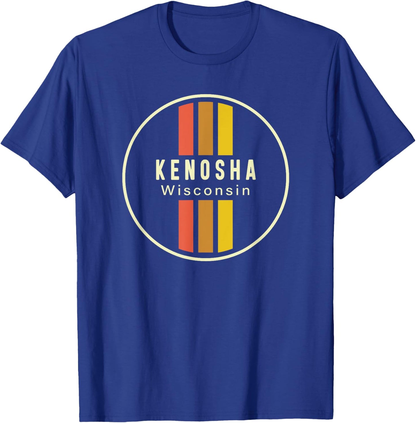 Retro Kenosha Wisconsin T-Shirt - T-Shirt | Royal