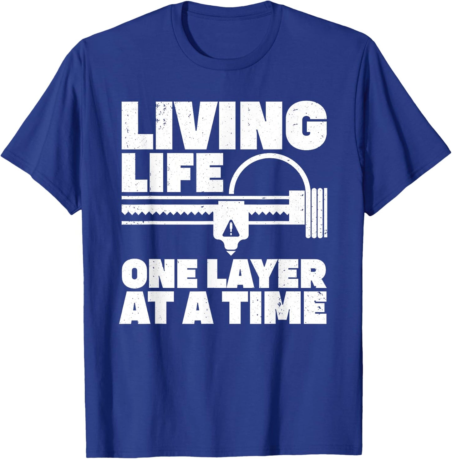 Cool 3D Printing Art Women 3D Printing Printer Lover T-Shirt - T-Shirt | Royal