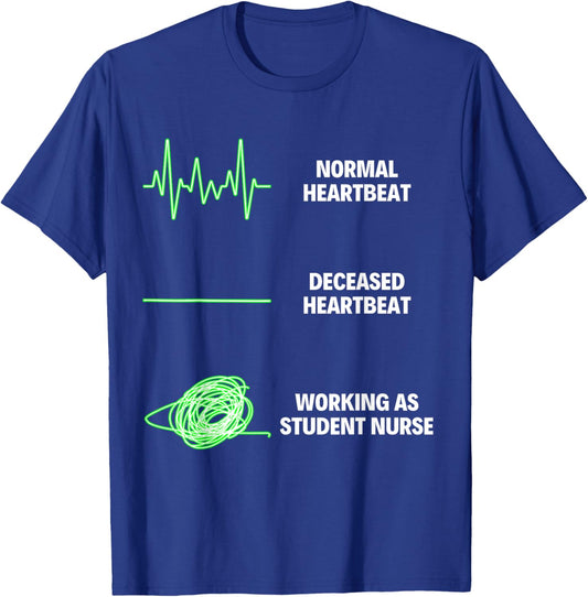 Student Nurse Funny Student Nurse Nursing Jobs T-Shirt - T-Shirt | Royal