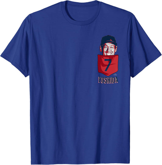 Masataka Yoshida Boston Baseball Pocket MLBPA T-Shirt - T-Shirt | Royal