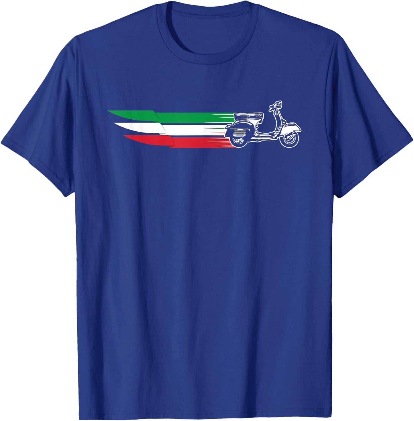 Tricolore - Italian Flag Italian Scooter T-Shirt - T-Shirt | Royal
