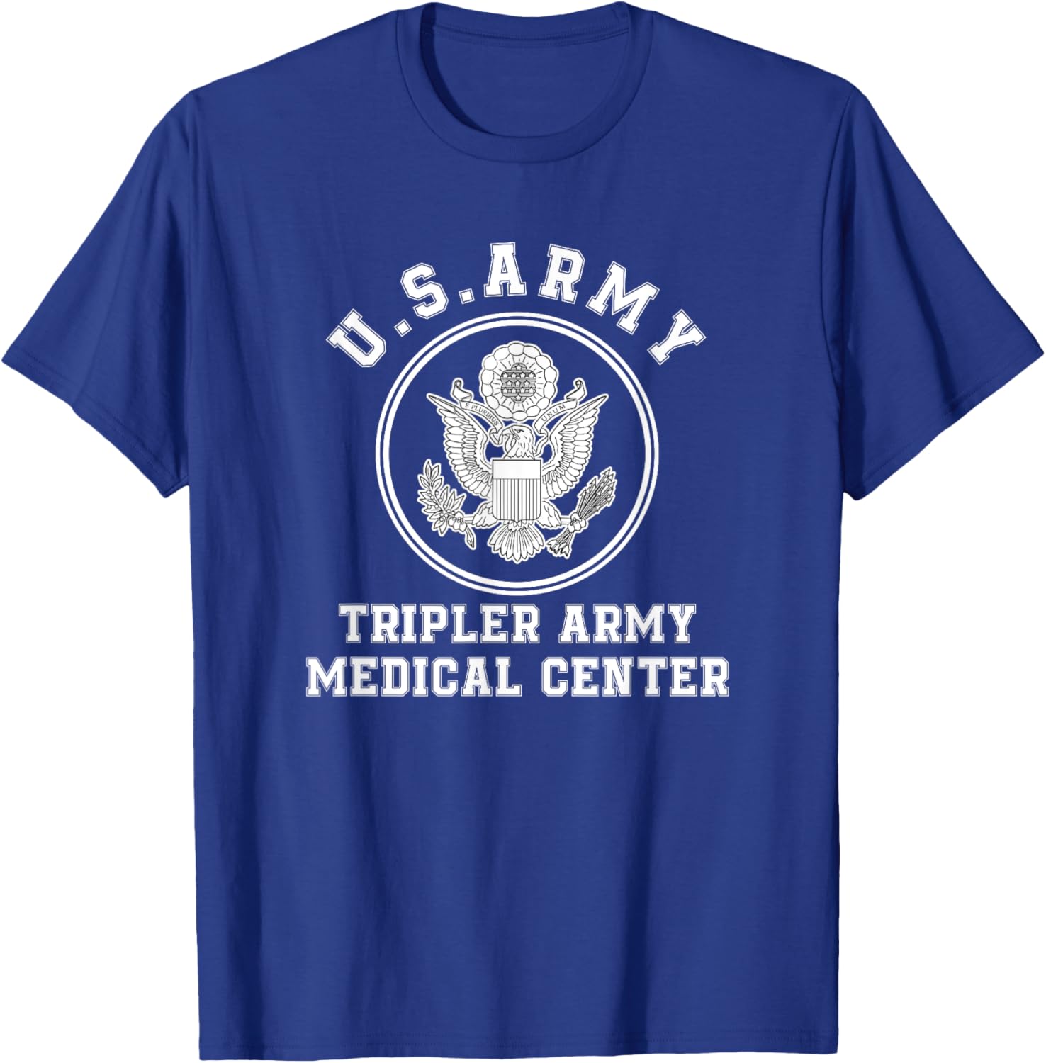 Patriotic Tripler Army Medical Center Hawaii Hi Army Base T-Shirt - T-Shirt | Royal