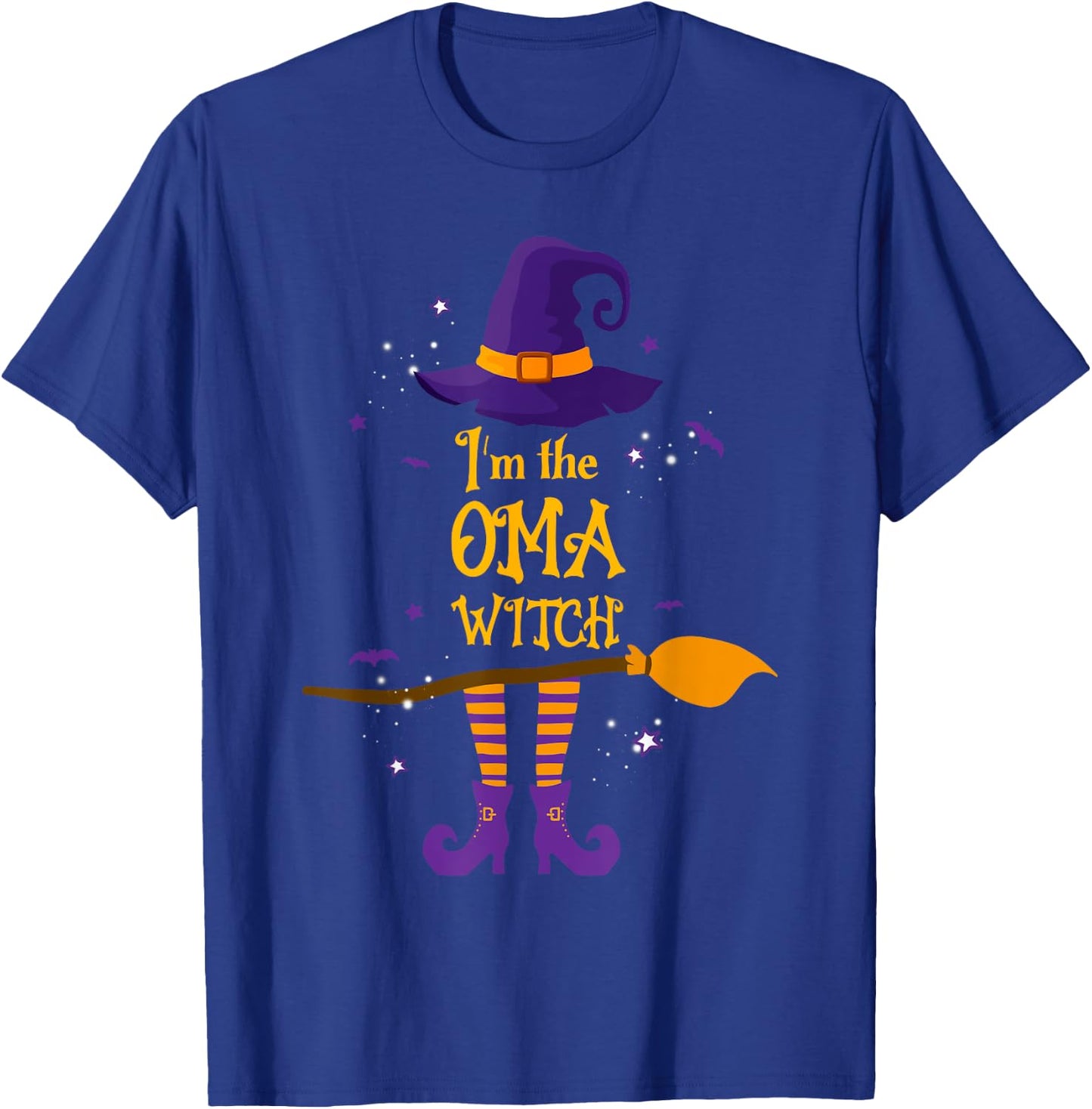 I'm The Oma Witch Costume Halloween Matching Family T-Shirt - T-Shirt | Royal
