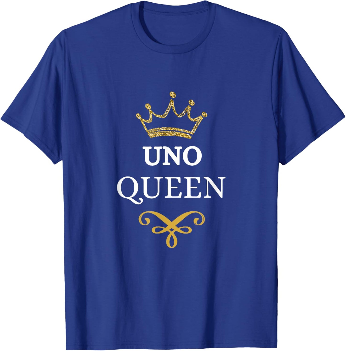 Funny Uno Queen Fan Fun Winning Card Games T-Shirt - T-Shirt | Royal
