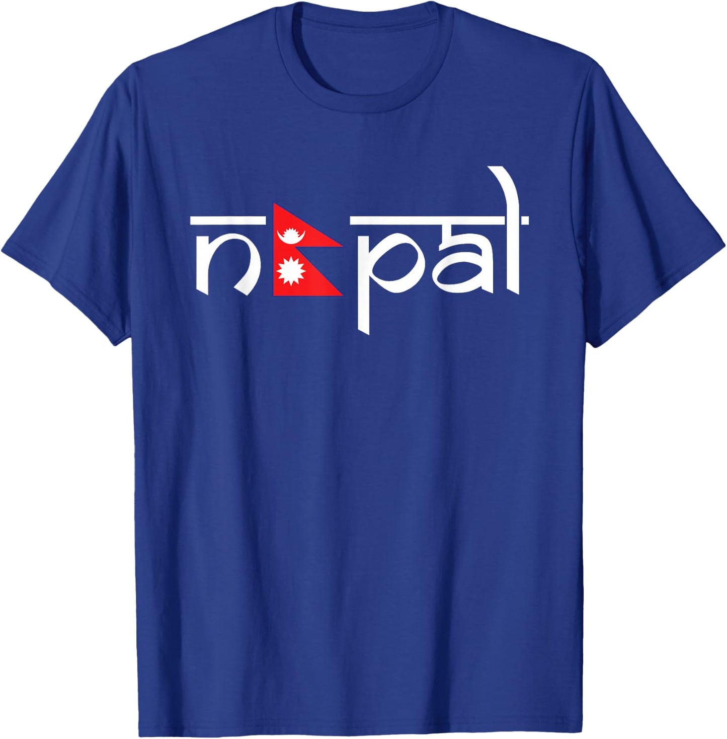 Nepal Flag T-Shirt - T-Shirt | Royal
