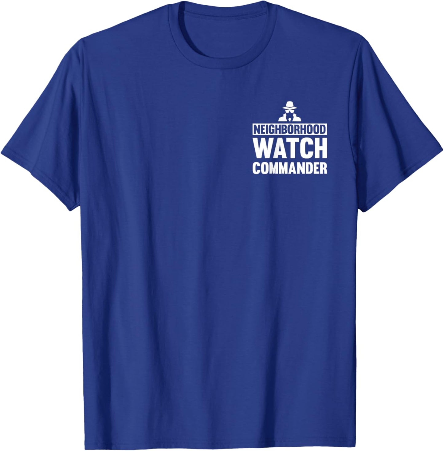 Neighborhood Watch Commander Uniform T-Shirt - T-Shirt | Royal