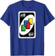 UNO - Draw Four Card T-Shirt - T-Shirt | Royal