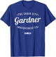 Gardner Massachusetts Retro Vintage Souvenir MA Gardner T-Shirt - T-Shirt | Royal