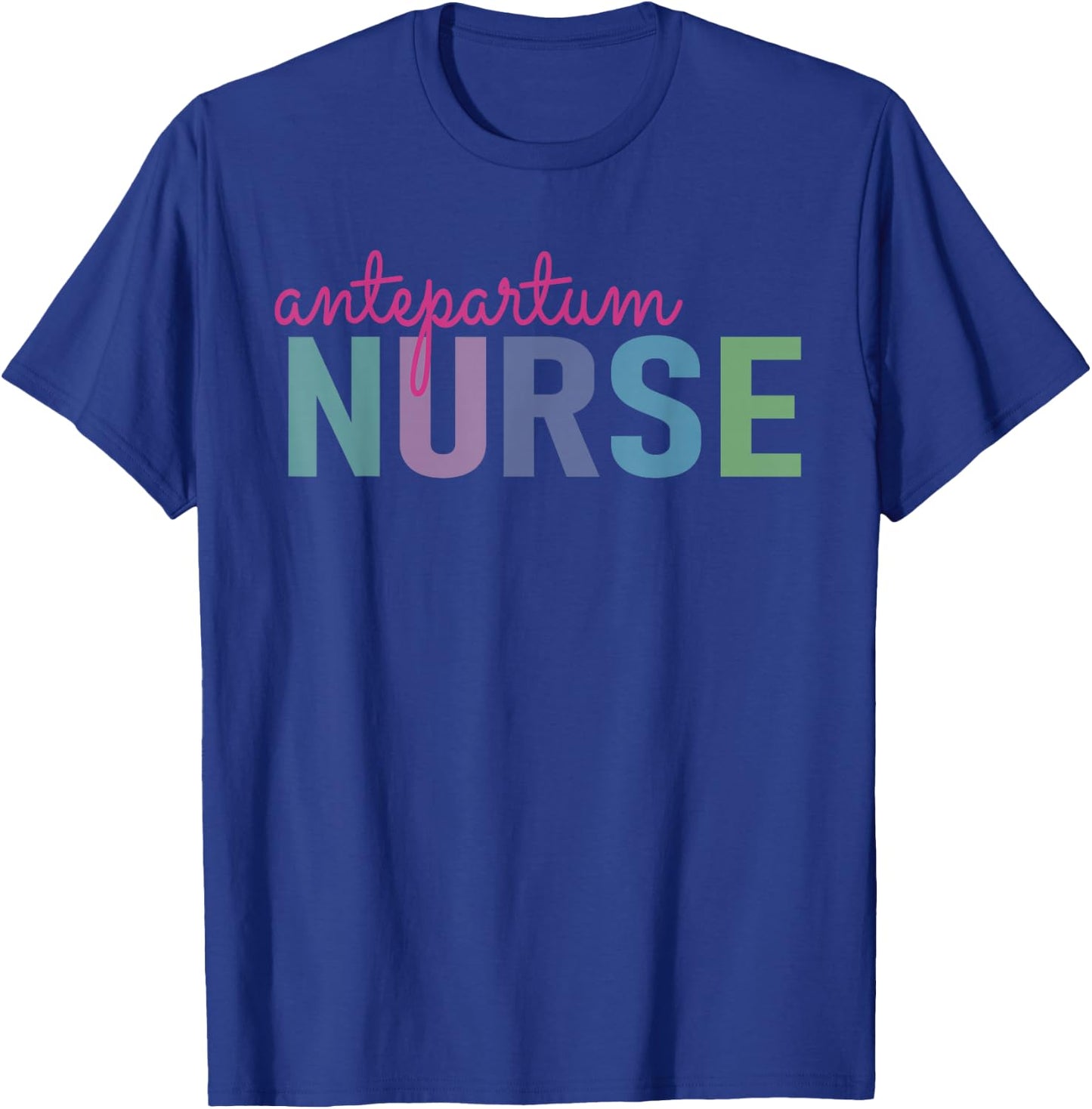 Antepartum Nurse Obstetrics Nurse Obgyn Funny Gynecology T-Shirt - T-Shirt | Royal