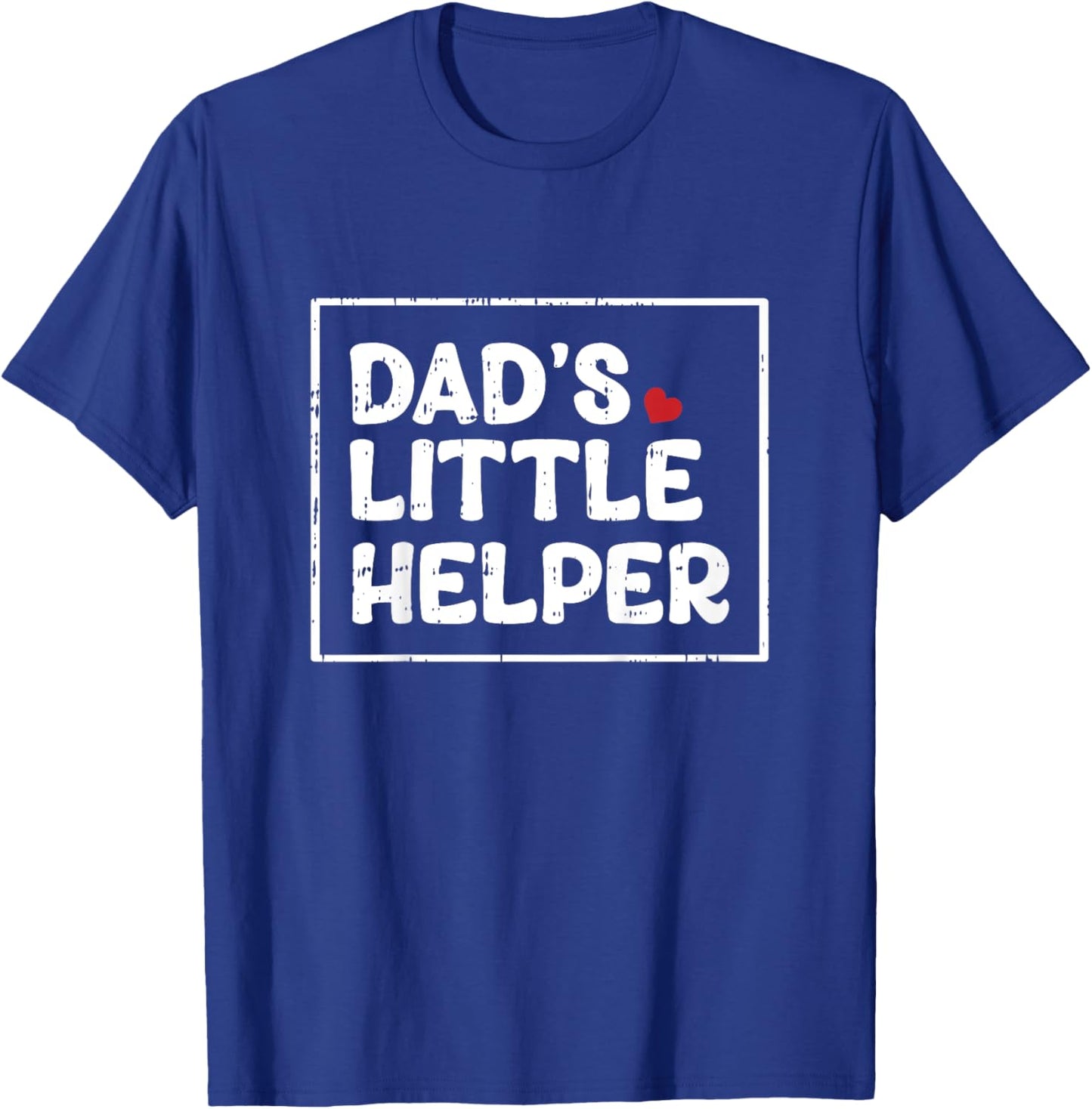 Kids Dads Little Helper Fathers Day Funny Son Boys Kids Toddlers T-Shirt - T-Shirt | Royal