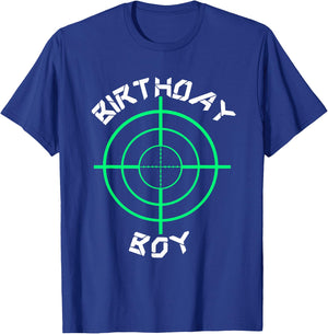 Birthday Boy Laser Tag Indoor Laser Tag Player Lasertag Game T-Shirt - T-Shirt | Royal