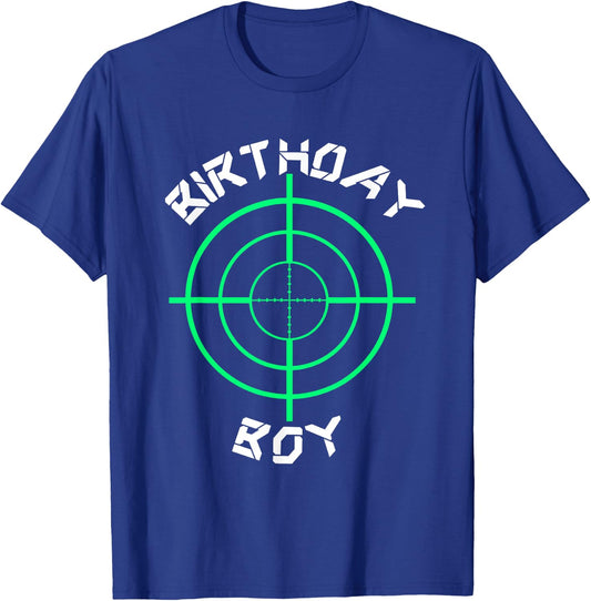 Birthday Boy Laser Tag Indoor Laser Tag Player Lasertag Game T-Shirt - T-Shirt | Royal