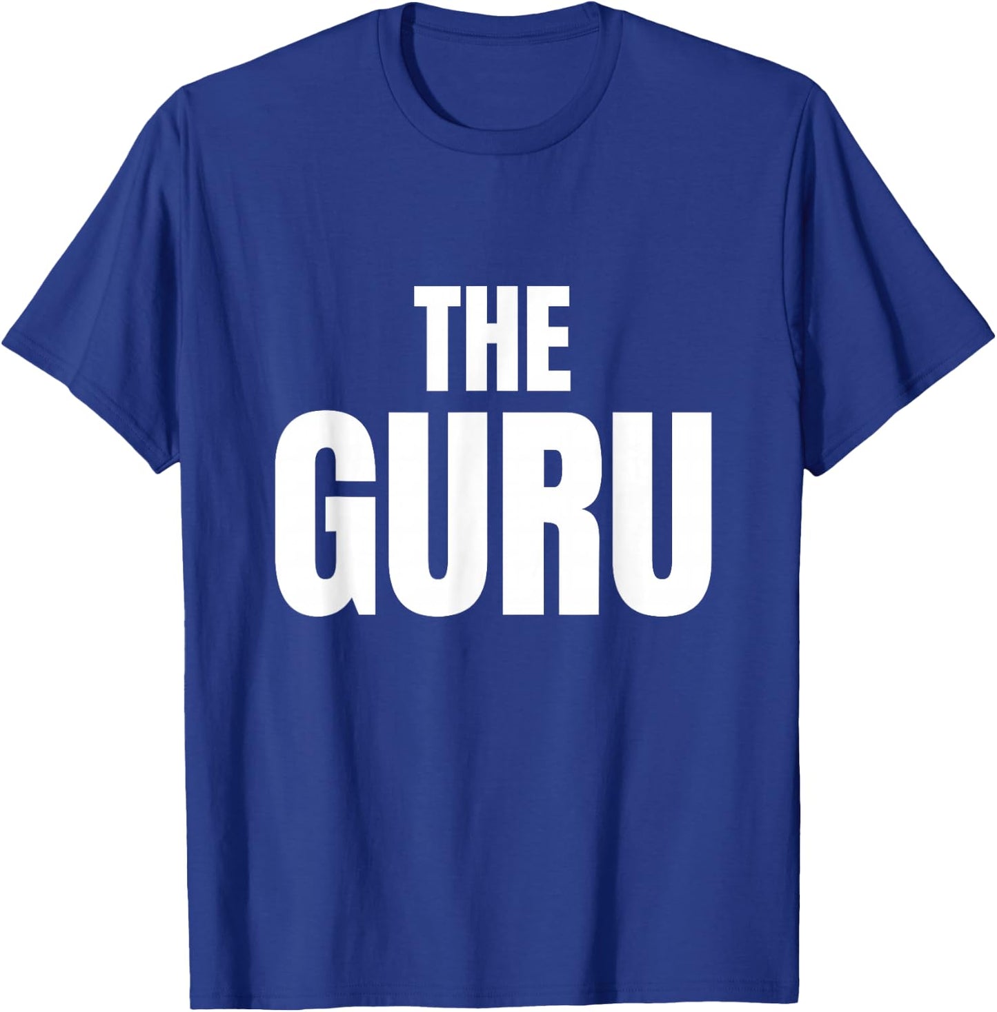Slogans and Tokens The Guru Black -Adults -Kids Classic Fit Cotton 100% Short Sleeve Small T-Shirt - T-Shirt | Royal