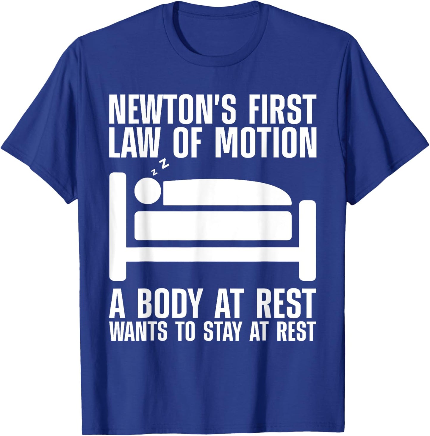 Cool Newton Law Art Women Newton Law Physics Lover T-Shirt - T-Shirt | Royal