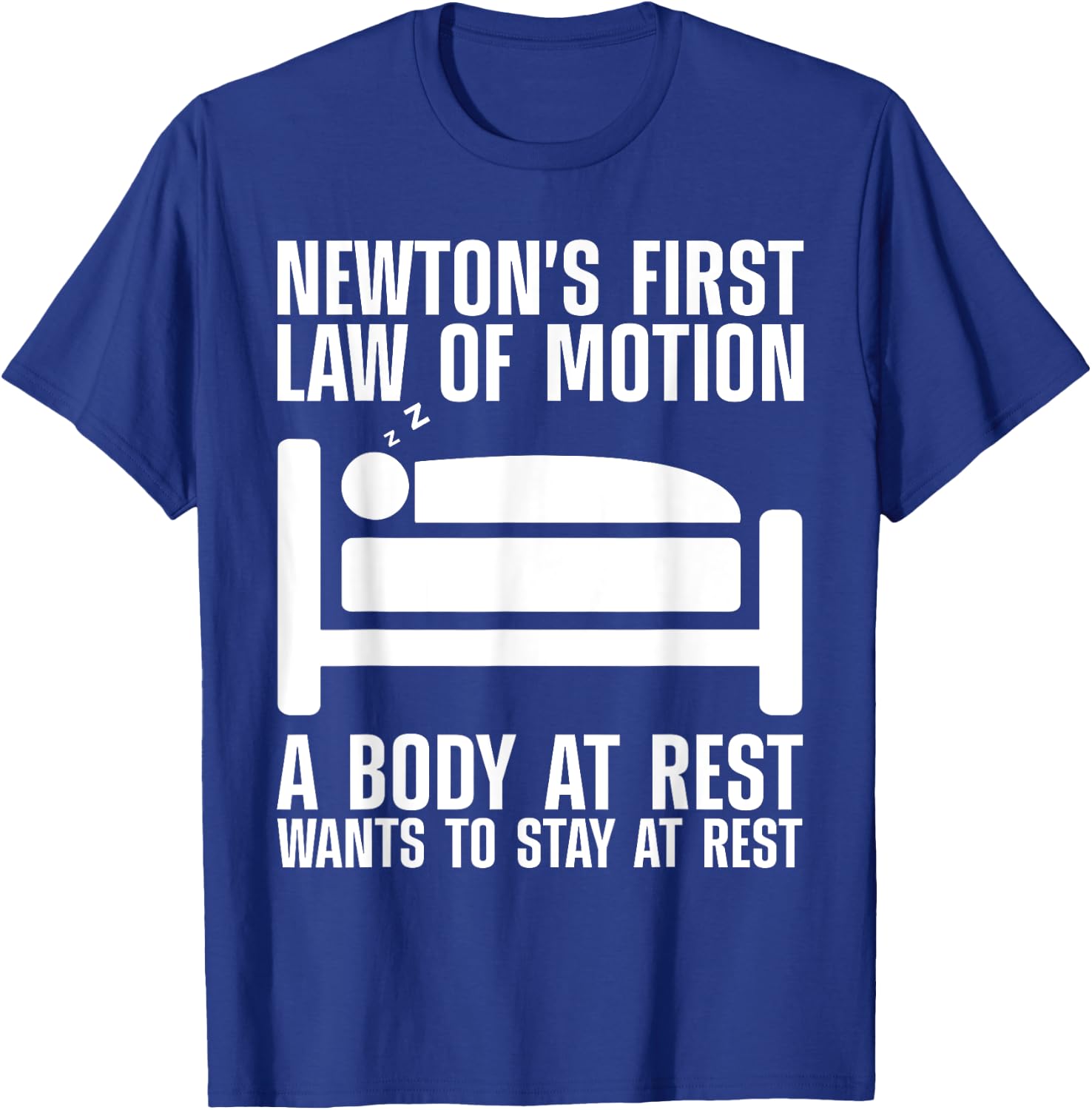 Cool Newton Law Art Women Newton Law Physics Lover T-Shirt - T-Shirt | Royal