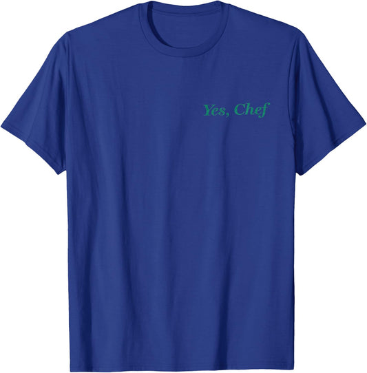 Yes Chef Funny T-Shirt - T-Shirt | Royal