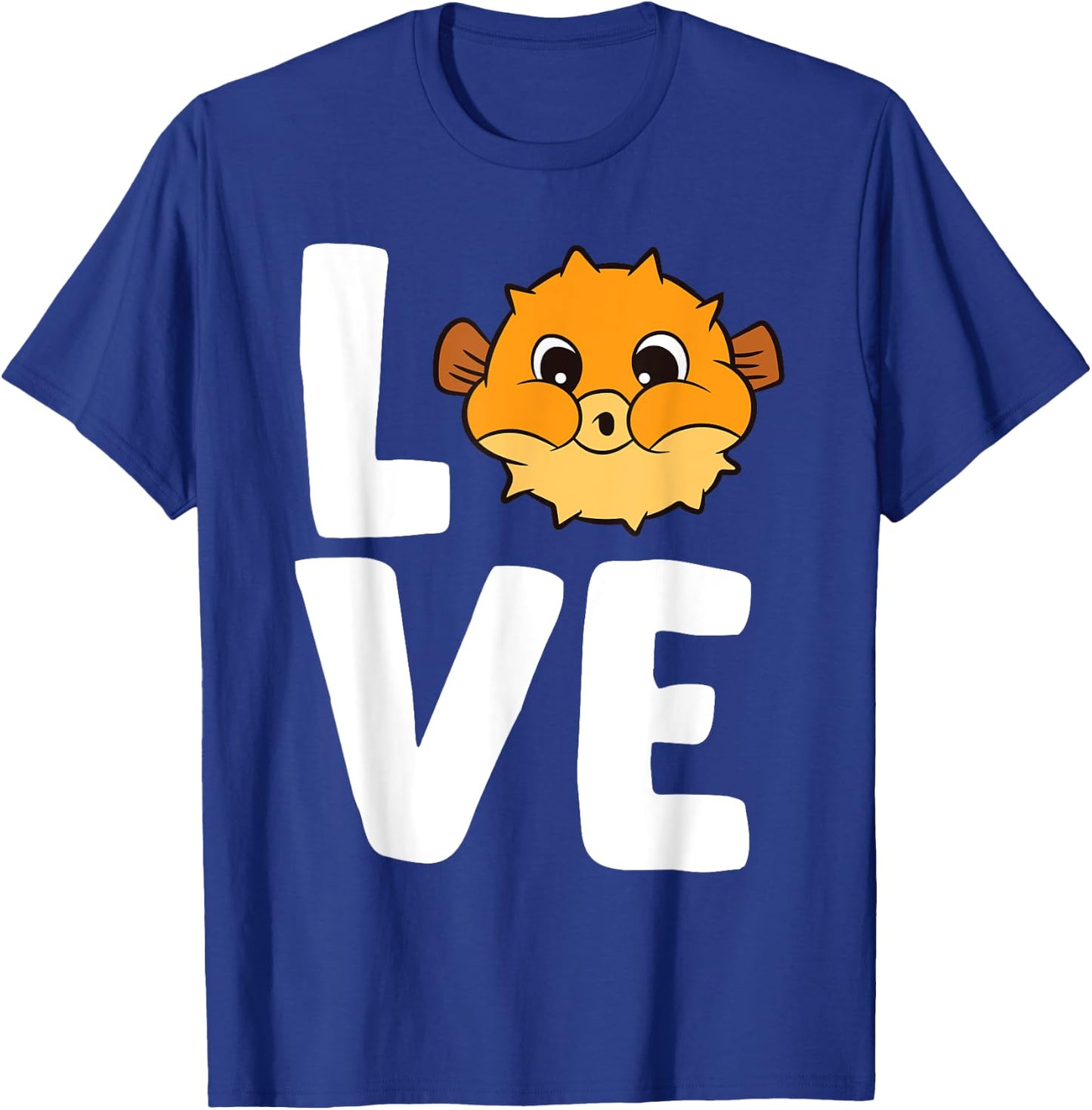 Puffer Fish Blowfish Love Pufferfish T-Shirt - T-Shirt | Royal