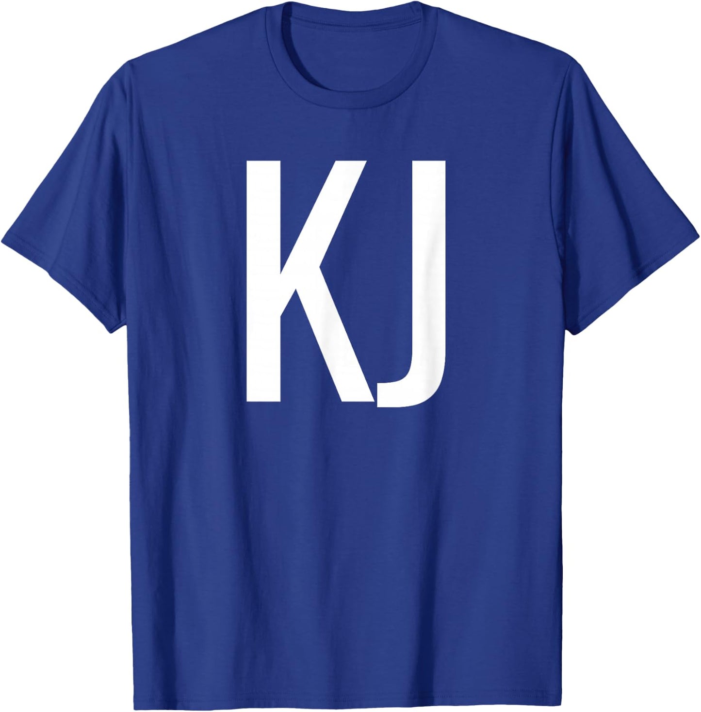 KJ Bold Font T-Shirt - T-Shirt | Royal
