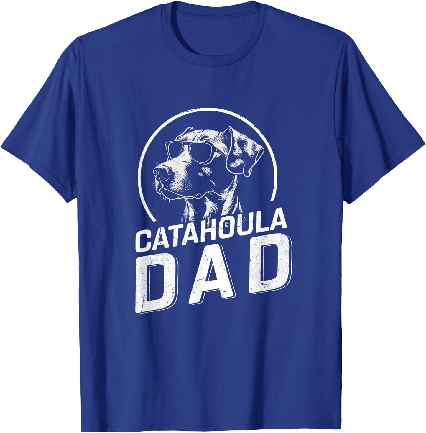 Catahoula Dad Dog Owner Gifts Men Funny Dog Dad Father's Day T-Shirt - T-Shirt | Royal