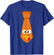 Thanksgiving costume tie with funny turkey face T-Shirt - T-Shirt | Royal