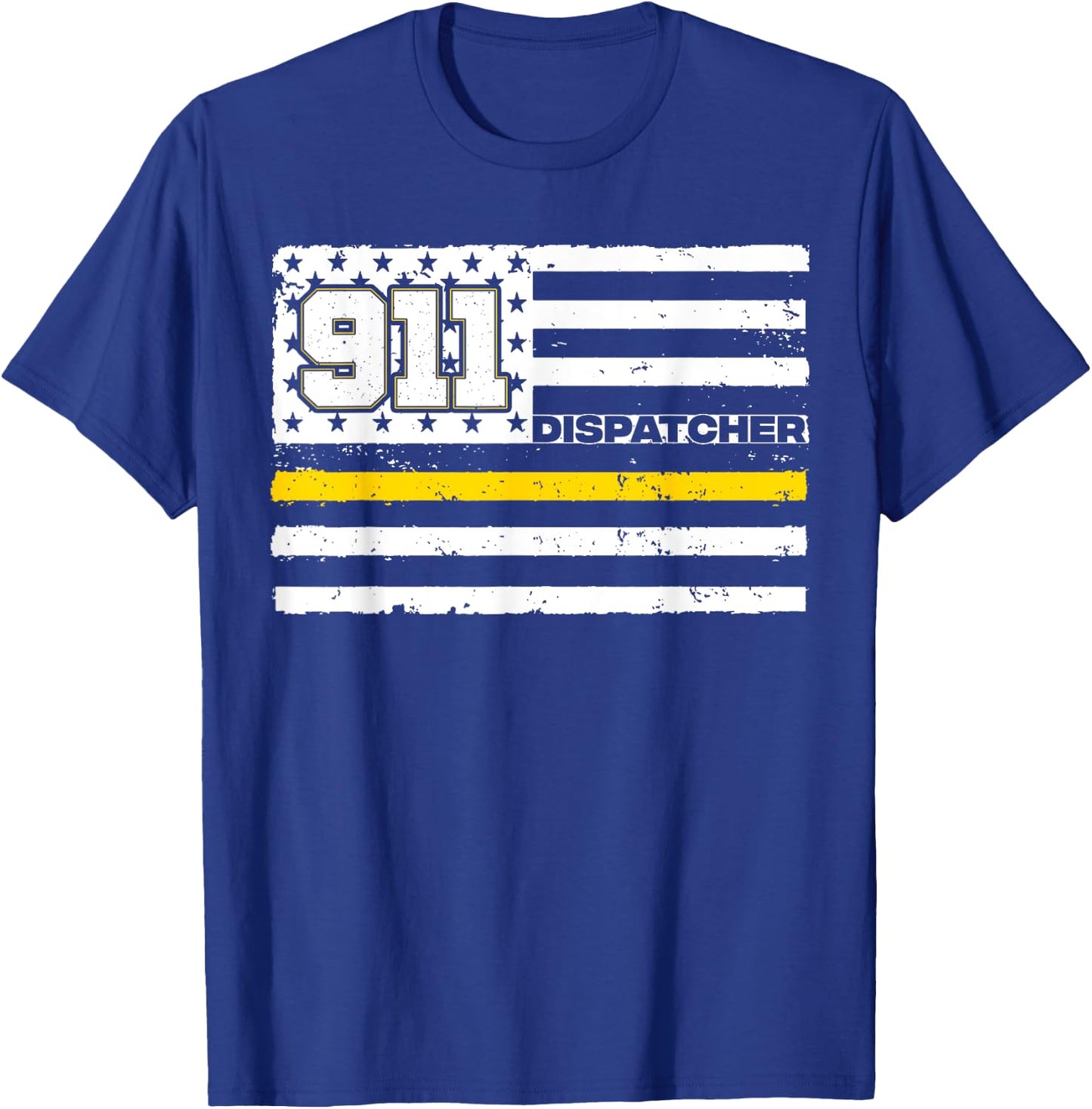 Funny 911 Dispatcher Art Men Women Dispatcher Appreciation T-Shirt - T-Shirt | Royal