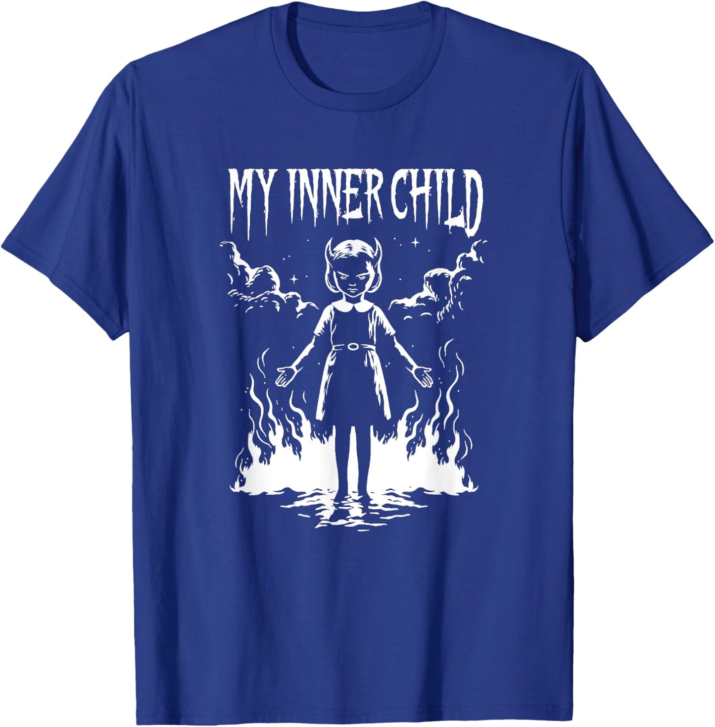 My Inner Child Demonic Psychology T-Shirt - T-Shirt | Royal