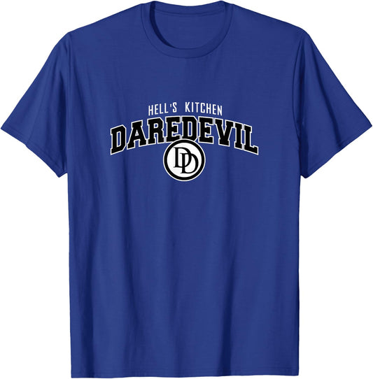 Marvel Comics Retro Classic Hell's Kitchen Daredevil Logo T-Shirt - T-Shirt | Royal