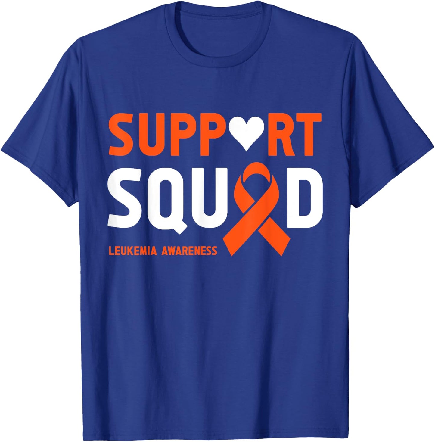 Support Squad Leukemia Awareness T-Shirt - T-Shirt | Royal