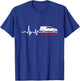 Heartbeat Last Responder | Mortician | Funeral Director T-Shirt - T-Shirt | Royal