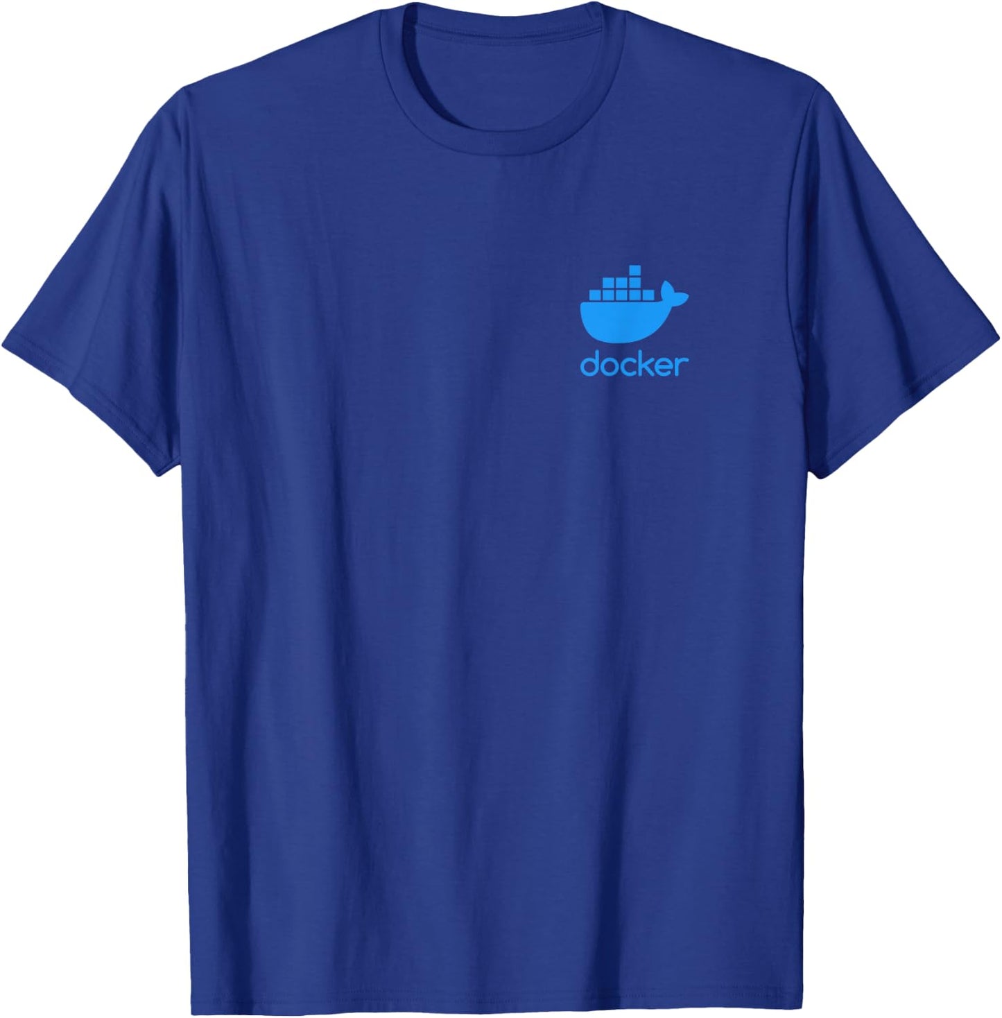(DOUBLE SIDED) Docker - Software Programming and Developing T-Shirt - T-Shirt | Royal