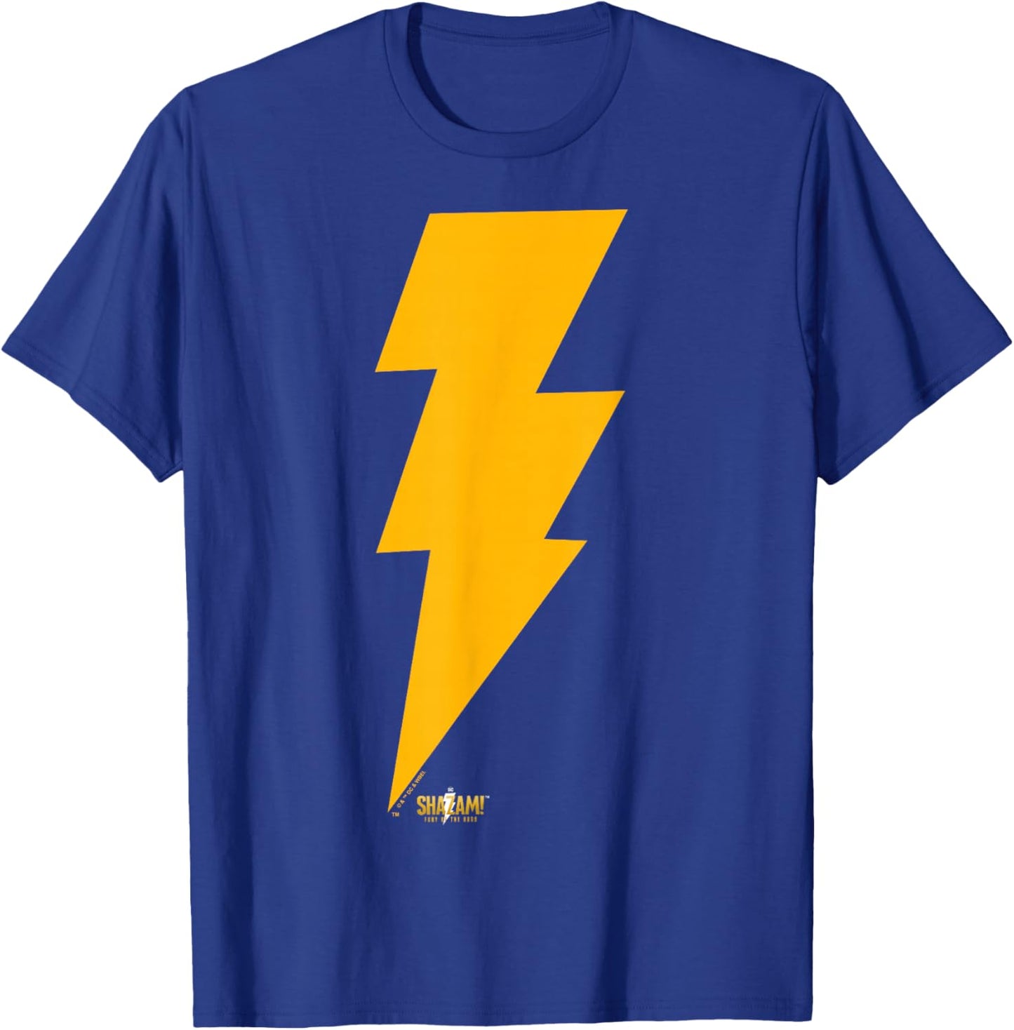 Shazam! Fury of the Gods Halloween Lightning Bolt Epic Logo T-Shirt - T-Shirt | Royal