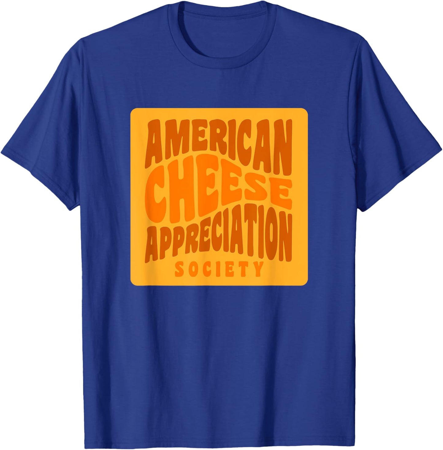 American Cheese Appreciation Society Grilled Cheese T-Shirt - T-Shirt | Royal