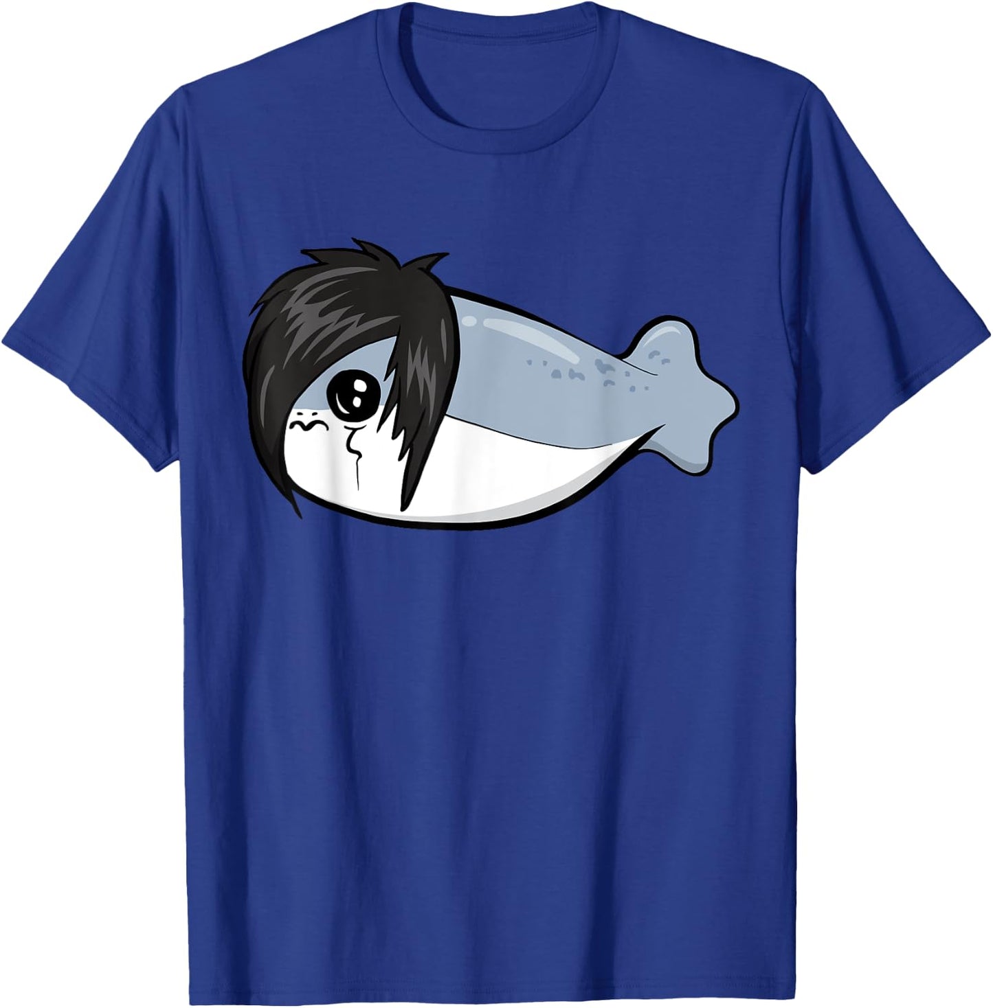 Sacabambaspis Fish Meme Emo Gothic Goth T-Shirt - T-Shirt | Royal