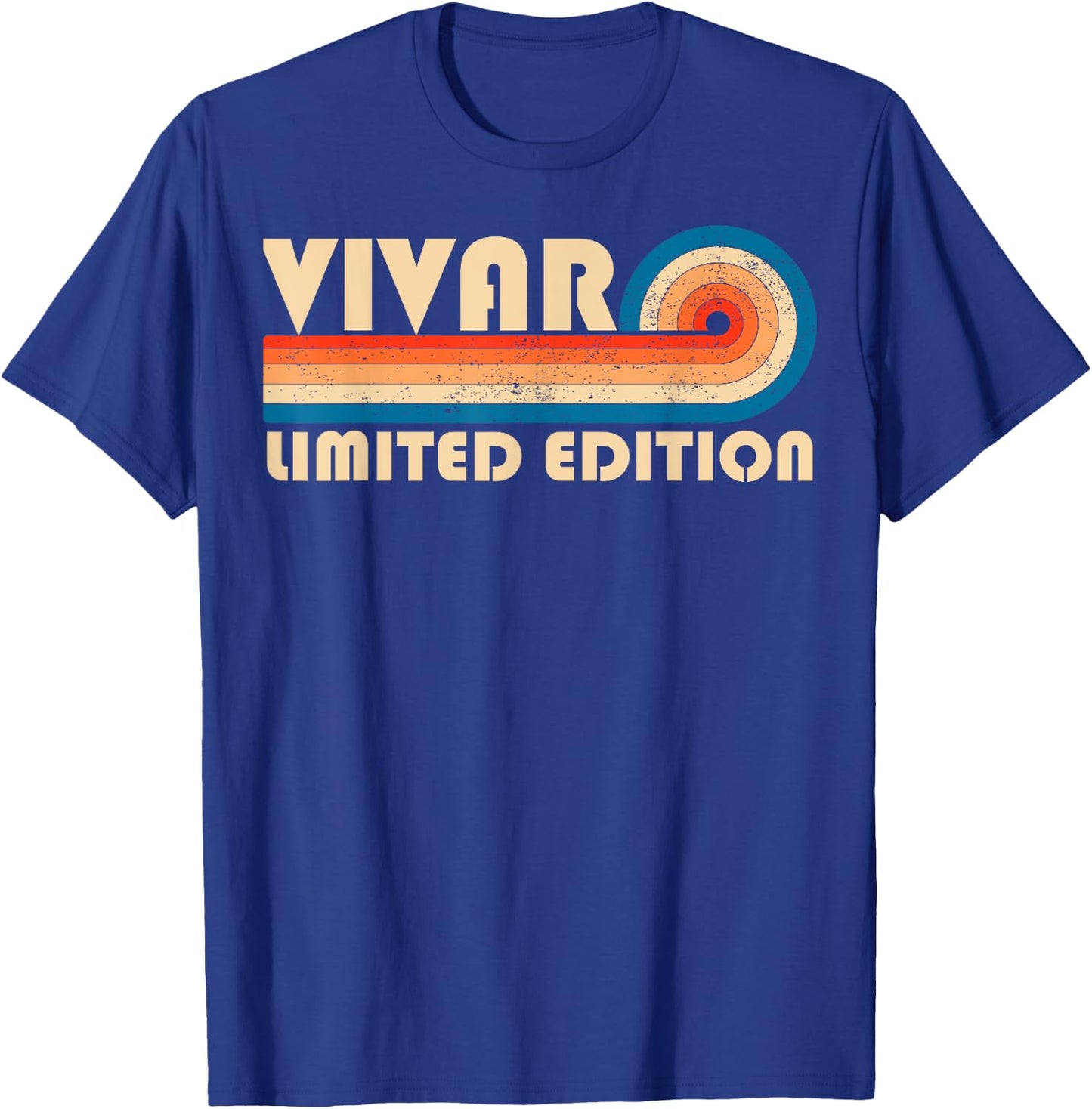 VIVAR Surname Retro Vintage 80s 90s Birthday Reunion T-Shirt - T-Shirt | Royal
