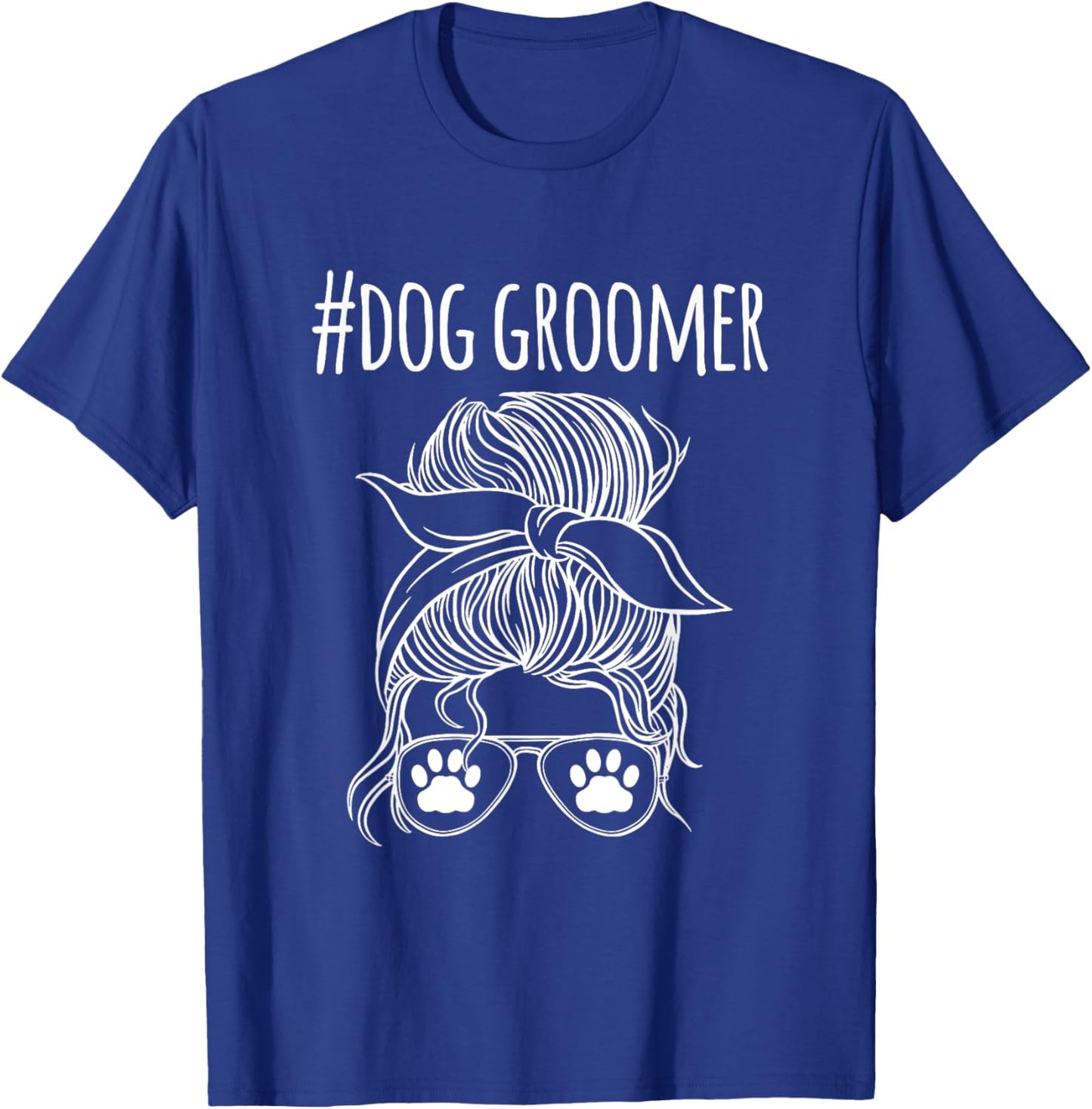 Dog Groomer Dog Hair-Grooming Salon Men Women T-Shirt - T-Shirt | Royal