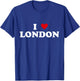 I Heart United Kingdom City - I Love London T-Shirt - T-Shirt | Royal