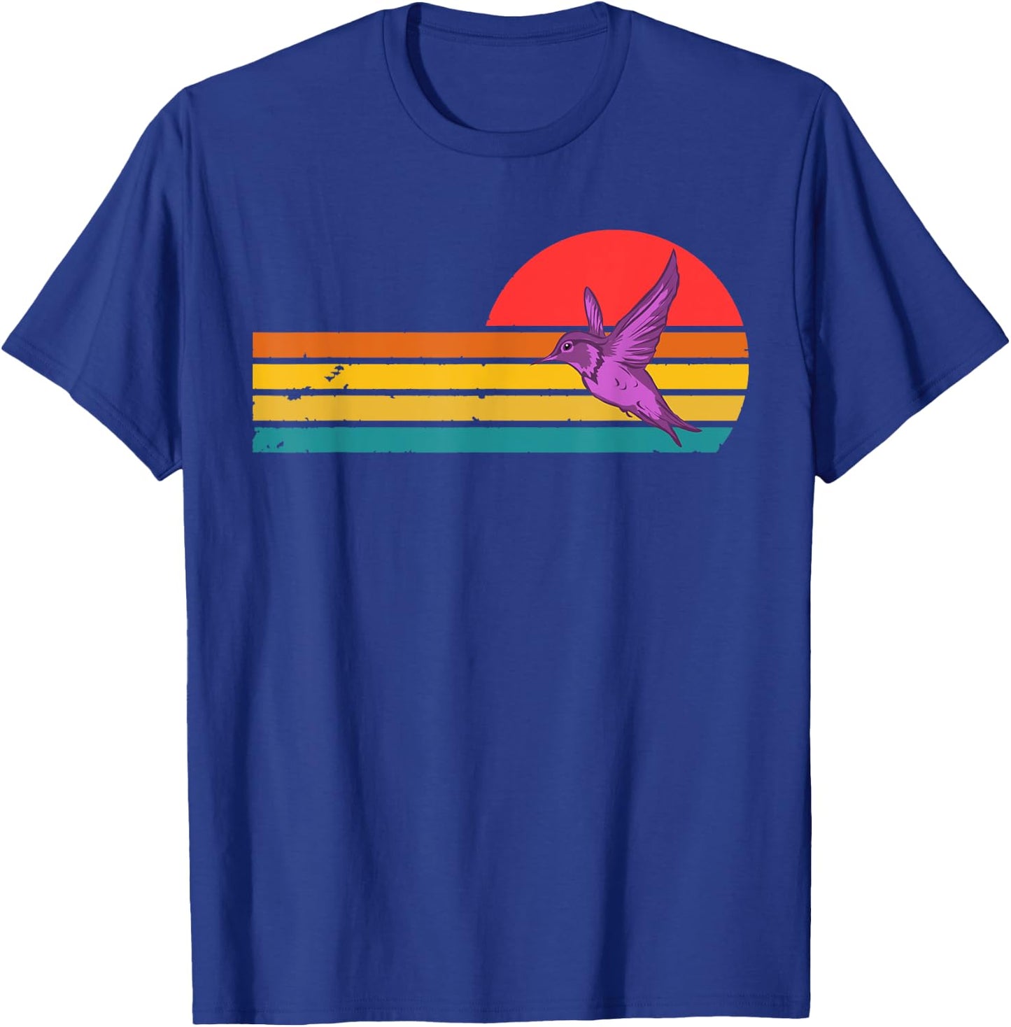 Purple Martin Bird Vintage Retro 80s Purple Martin T-Shirt - T-Shirt | Royal