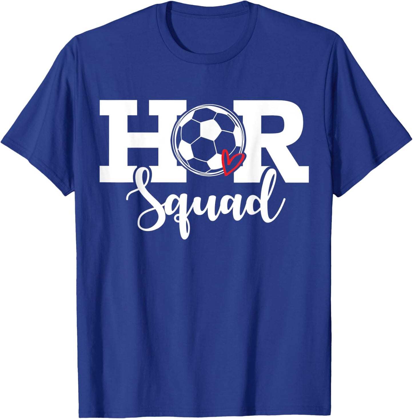 HR Squad Soccer Costume Funny Human Resource T-Shirt - T-Shirt | Royal