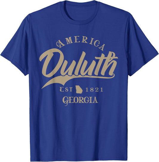 Duluth GA | Georgia T-Shirt - T-Shirt | Royal