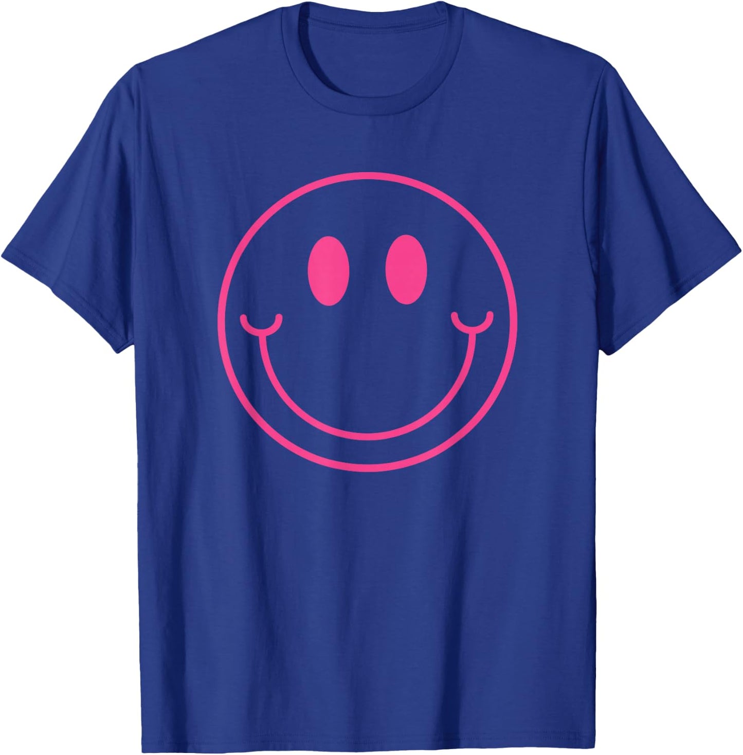 70s Cute Pink Smile Face Shirt Peace Happy Smiling Face T-Shirt - T-Shirt | Royal