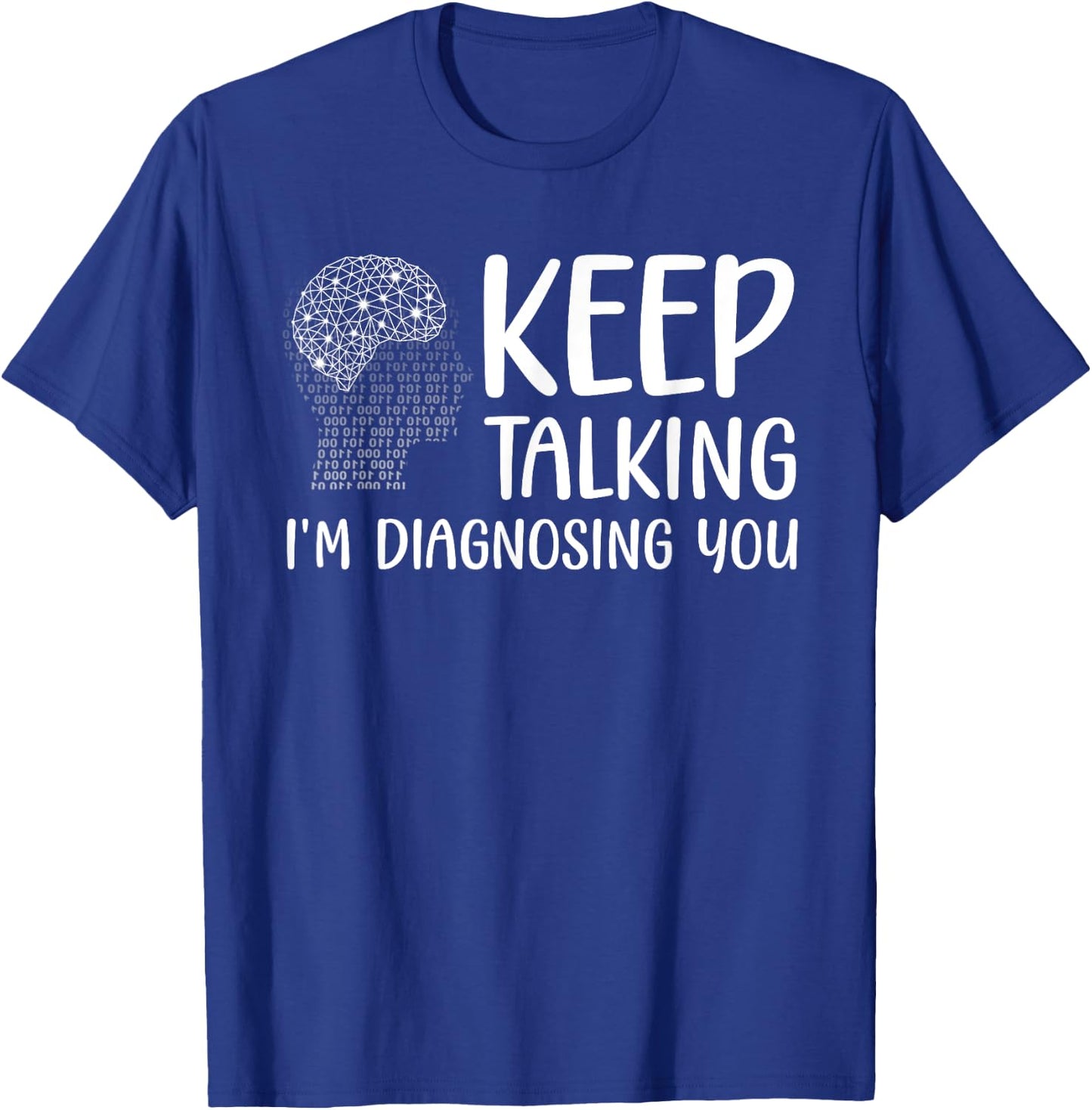 Funny Psychologist Art Women Psychology Graduation T-Shirt - T-Shirt | Royal