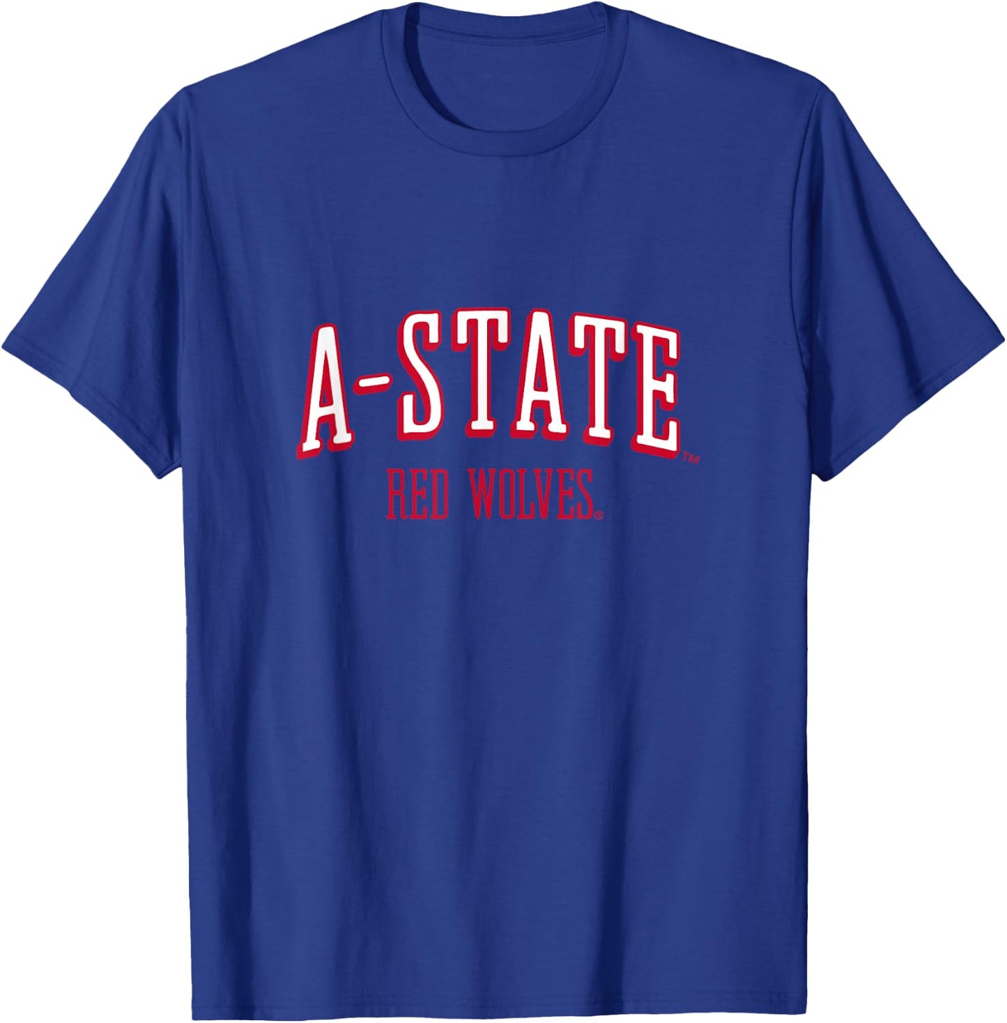 Arkansas State Wolves | Official NCAA University | RYLAKS07 T-Shirt - T-Shirt | Royal