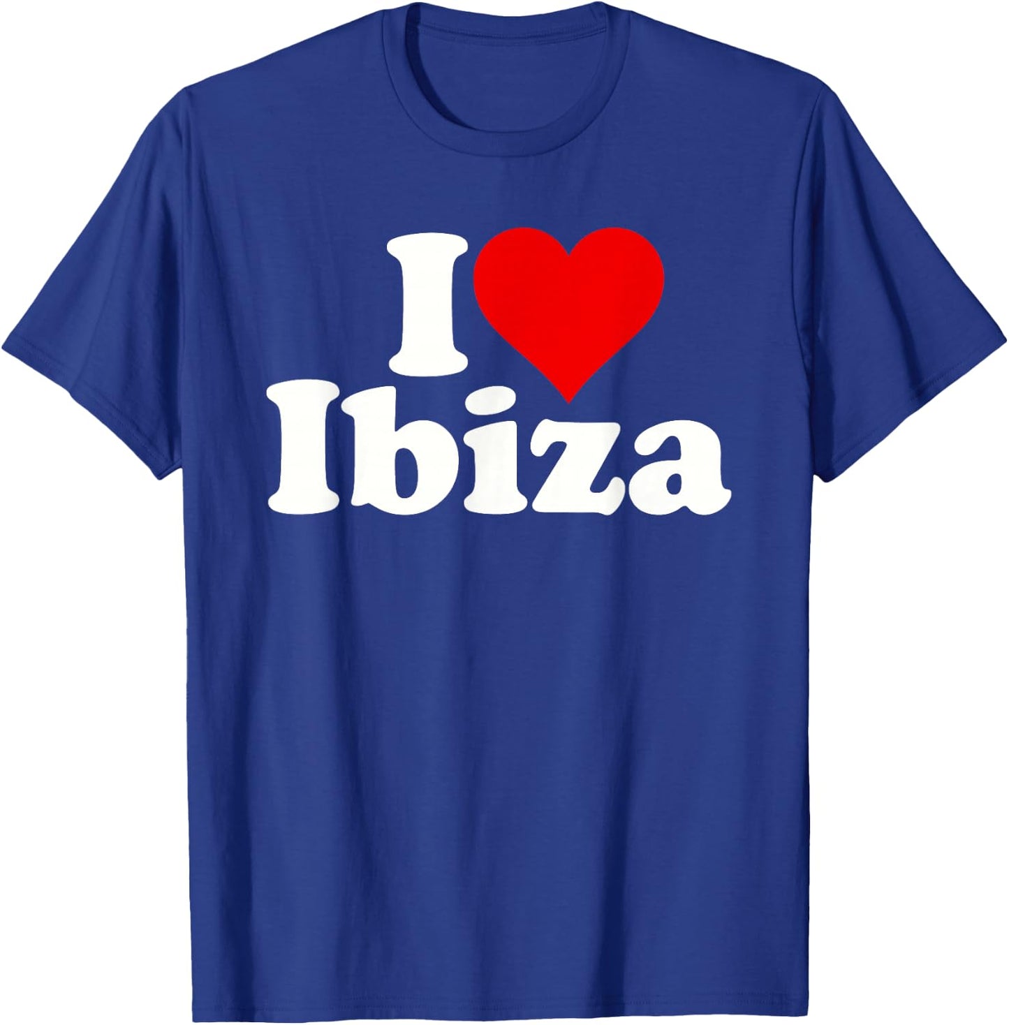 I Love Heart Ibiza Spain Balearic Islands T-Shirt - T-Shirt | Royal