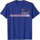 Retro Roller Skating Cats Derby Skater Girls T-Shirt - T-Shirt | Royal