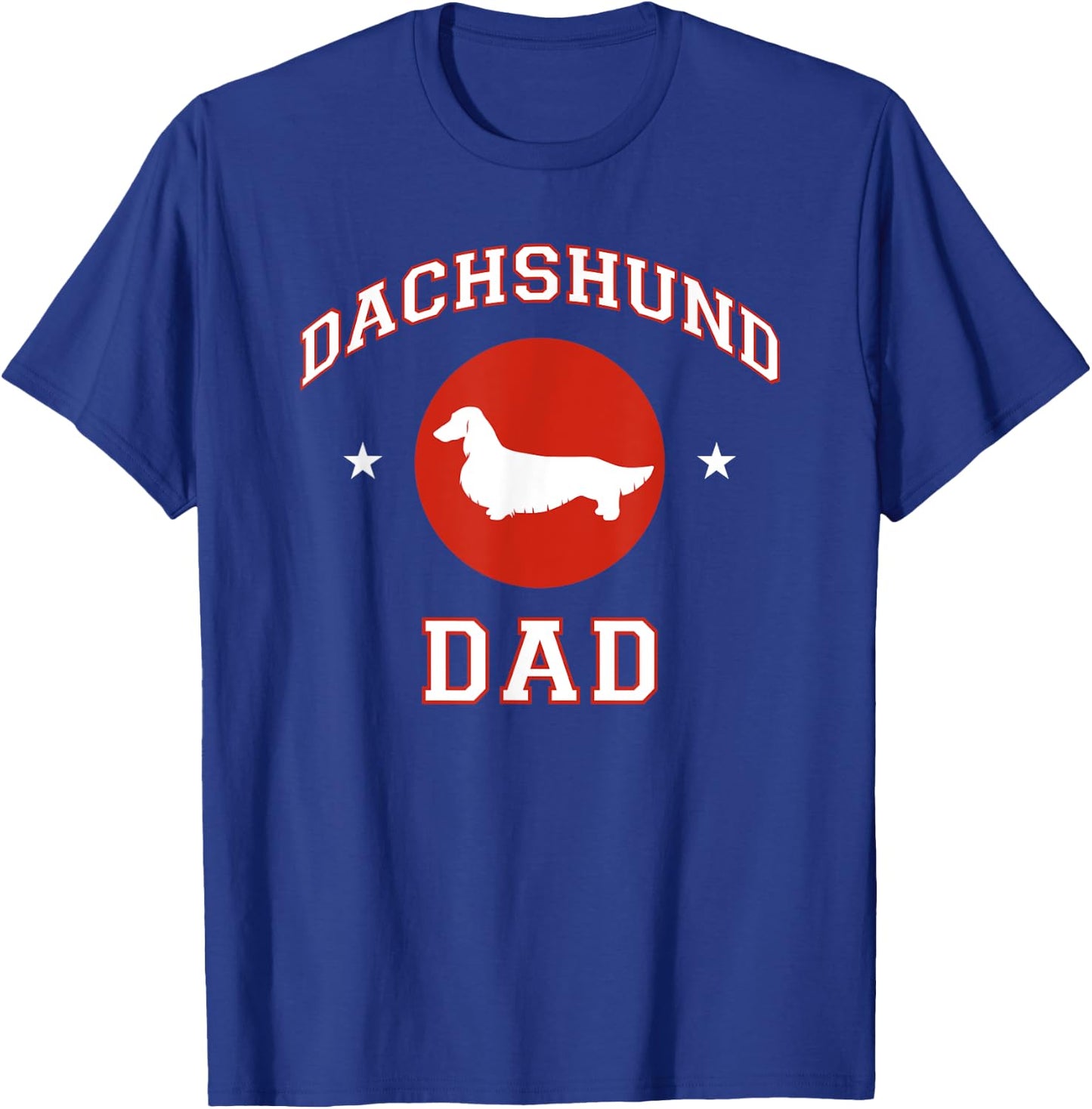 Longhaired Dachshund Dad T-Shirt - T-Shirt | Royal