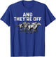 Funny Horse Racing Design Women Kid Horse Race Lover T-Shirt - T-Shirt | Royal
