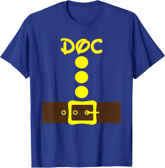 Dwarf Easy Halloween Costume Men Women Kids Matching Color T-Shirt - T-Shirt | Royal
