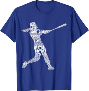 Softball Girl Kids T-Shirt - T-Shirt | Royal