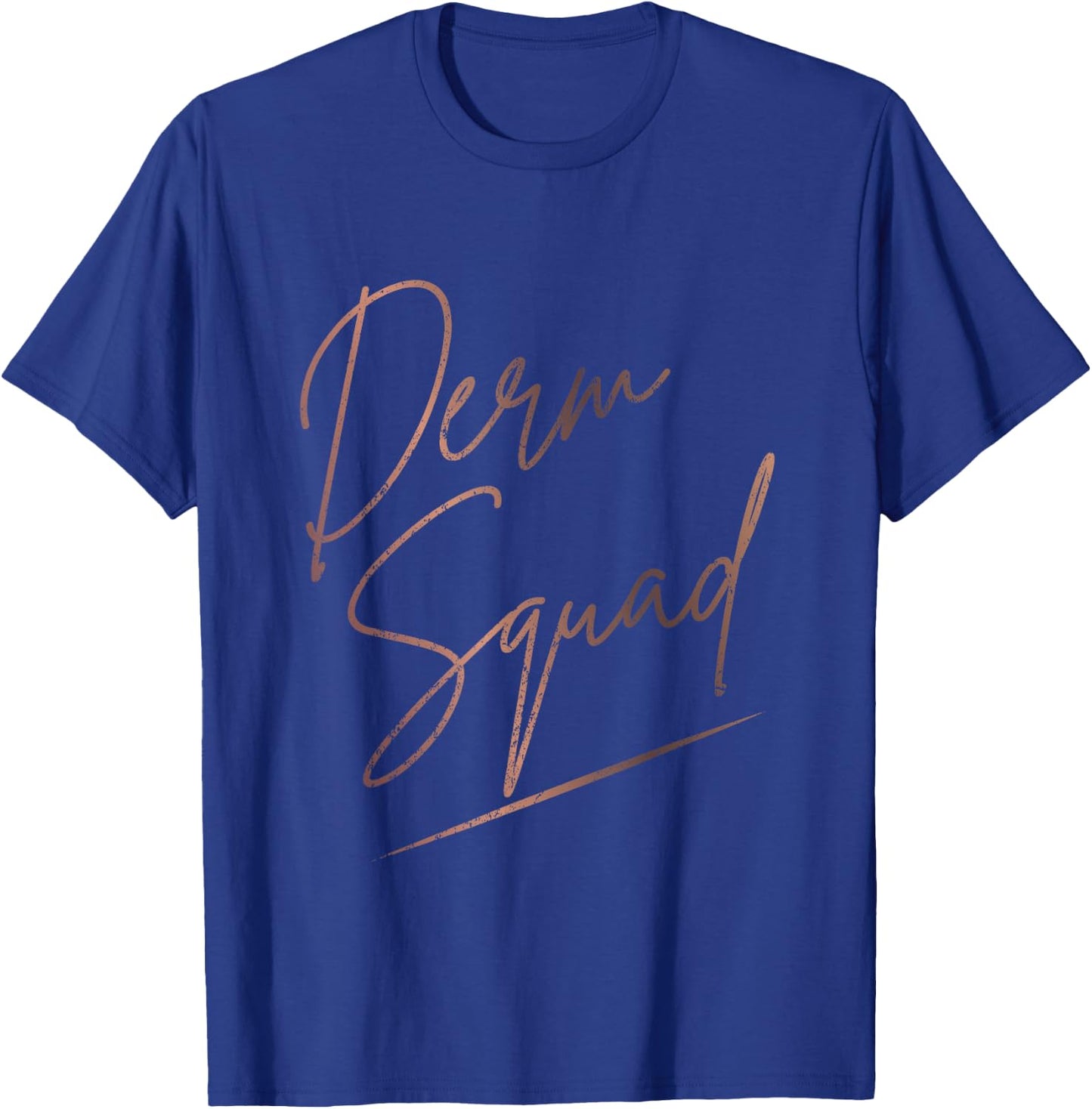 Vintage Derm Squad Dermatology Nurse Cosmetic Dermatologist T-Shirt - T-Shirt | Royal